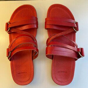 Merrell Women's Red Kalari Shaw Slide Sandal